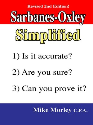 cover image of Sarbanes-Oxley Simplified